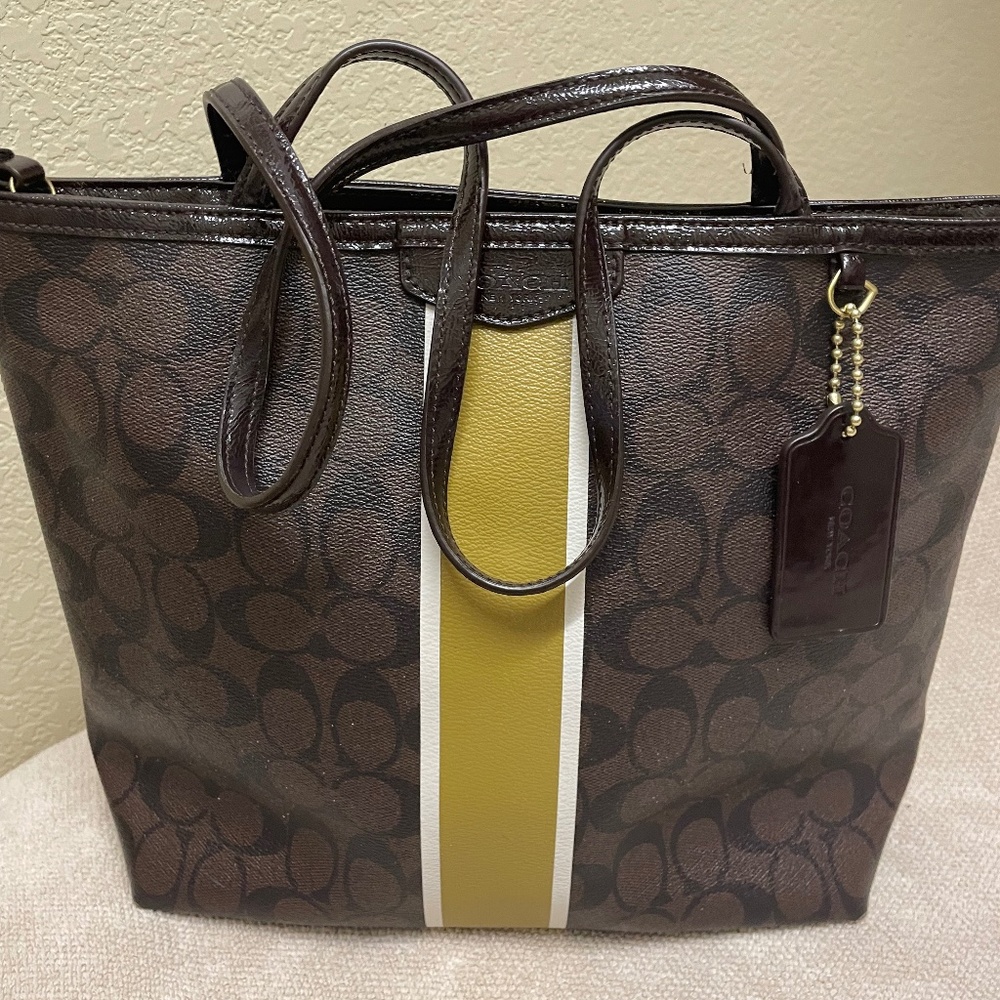 Coach coated canvas Signature handbag